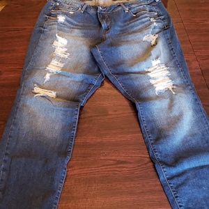 Torrid Distressed Skinny Jeans